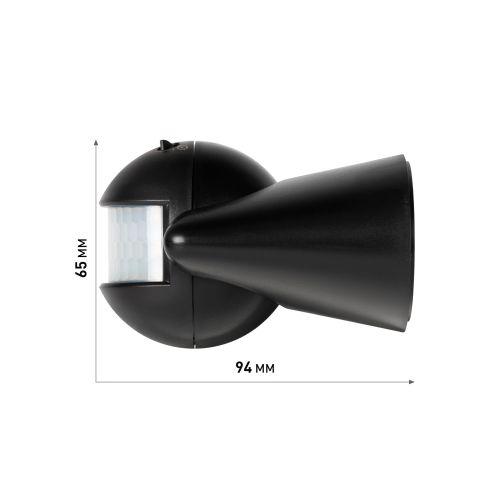  Датчик движения инфракрасн. настен. MD 03 1200Вт 180град. IP44 черн. Эра Б0066995 фото в каталоге от BTSprom.by