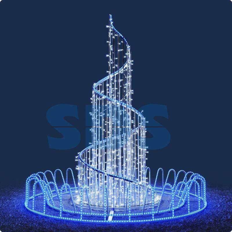 декоративный фонтан северное сияние 250 см от BTSprom.by