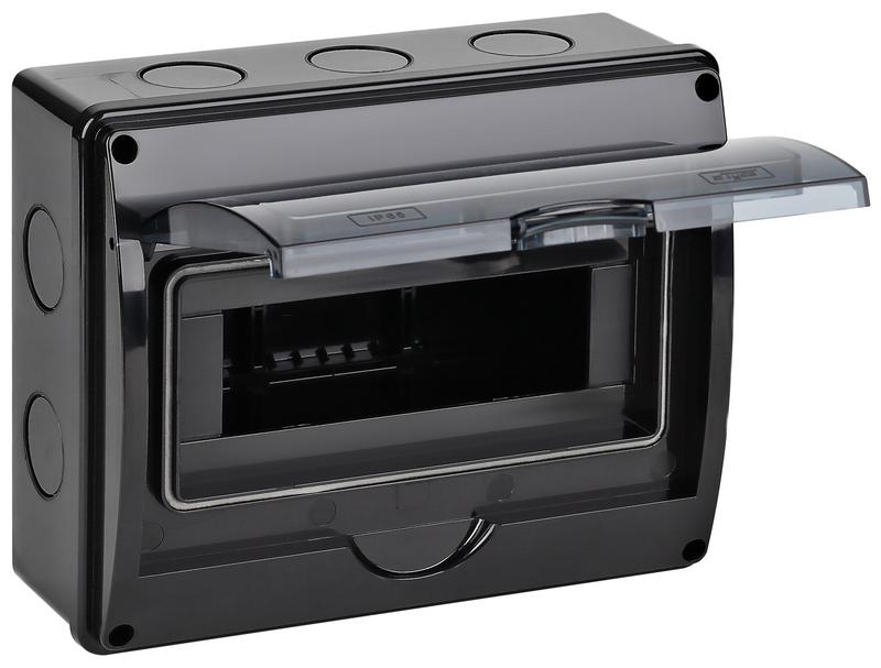 щиток оп тусо на 10мод.с вертик.двер.250х200х107мм черн. ruvinil 69011ч от BTSprom.by