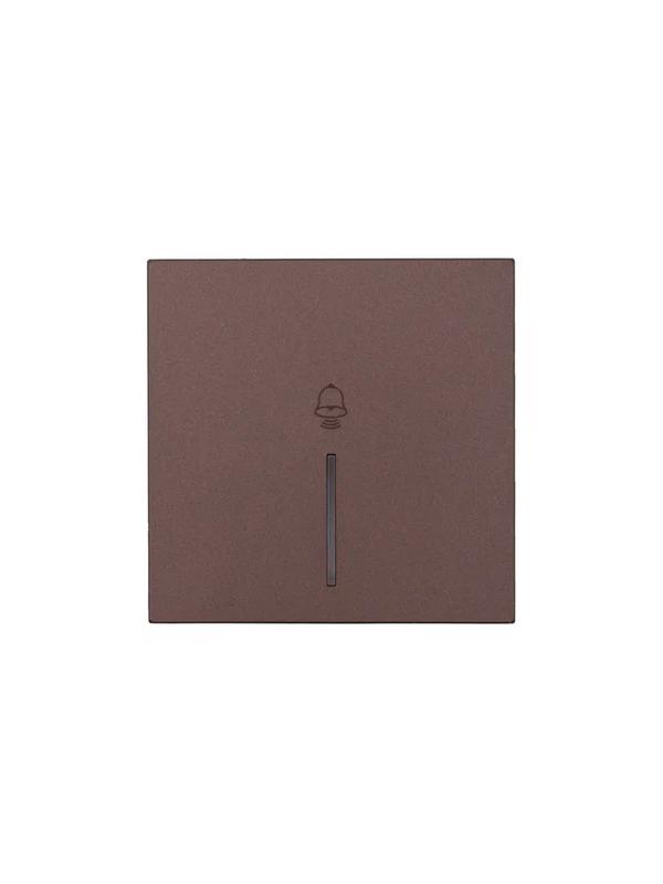 кнопка звонка с индик. сп zima ip20 безвинт. зажим шоколад lezard 704-7388-108qc от BTSprom.by