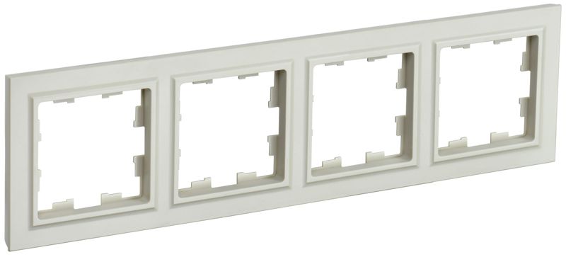 рамка 4-м brite ру-4-бркр беж. iek br-m42-k10 от BTSprom.by