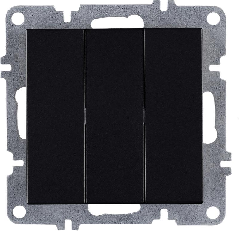 выключатель 3-кл. lavin/karen механизм черн. arvia 50 07 2000 254 от BTSprom.by