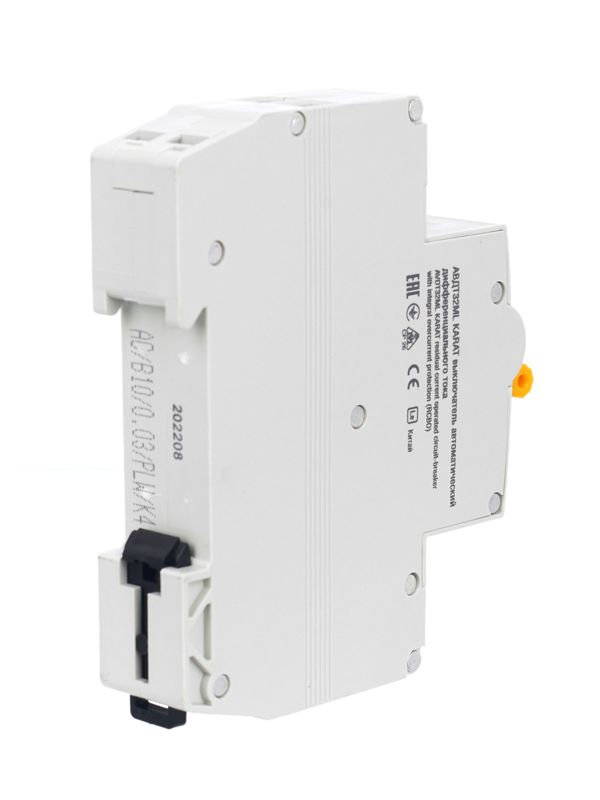  Выключатель автоматический дифференциального тока B 10А 30мА АВДТ32МL KARAT IEK MVD12-1-010-B-030 фото в каталоге от BTSprom.by