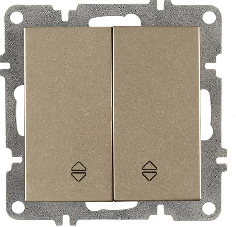 выключатель проходной 2-кл. lavin/karen механизм титан arvia 50 05 2000 211 от BTSprom.by