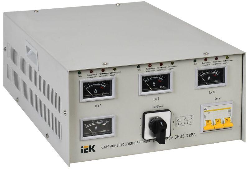 стабилизатор напряжения сни 3/380 3.0ква 3ф iek ivs10-3-03000 от BTSprom.by
