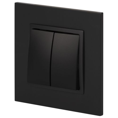  Переключатель 2-кл. СП Elegance 14-1106-05 10А IP20 250В 10AX механизм антрацит Эра Б0034247 фото в каталоге от BTSprom.by