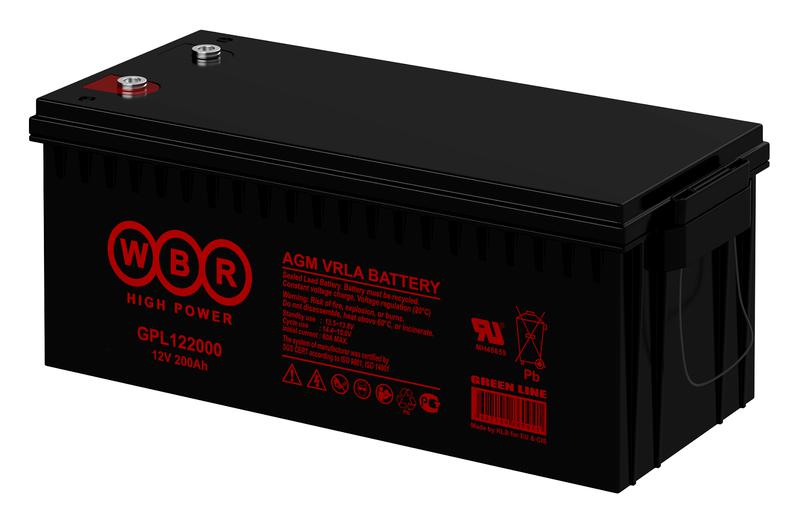  Аккумулятор 12В 200А.ч WBR GPL122000 WBR фото в каталоге от BTSprom.by