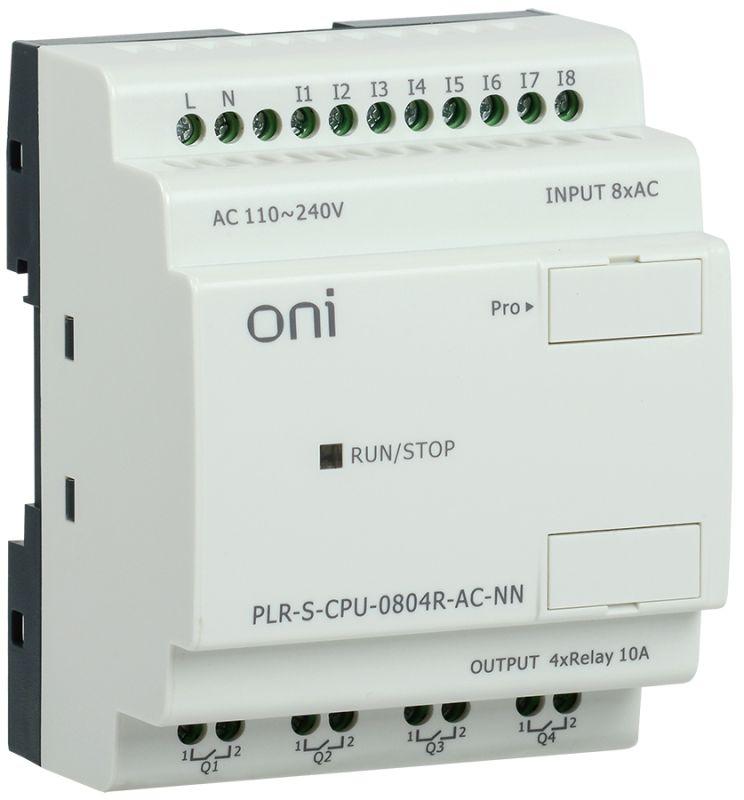 реле логическое plr-s. cpu0804(r) 220в ac без экрана oni plr-s-cpu-0804r-ac-nn от BTSprom.by