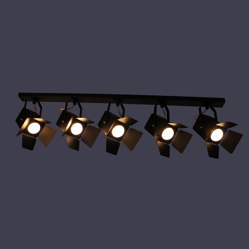  Светильник "Кино" НПБ 01-5х60-515 черн.матов./черн. ИУ Элетех 1005404542 фото в каталоге от BTSprom.by