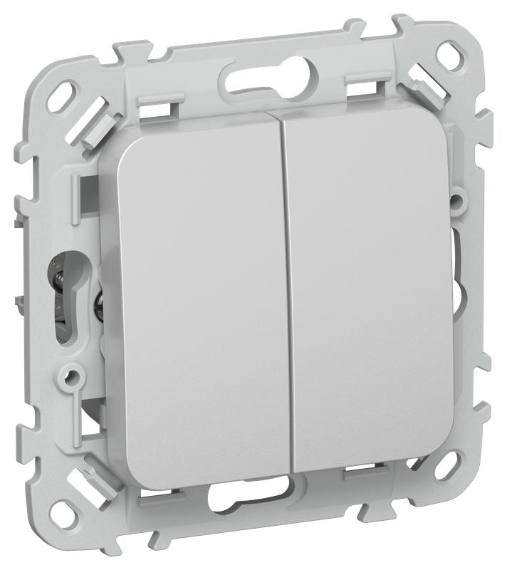 выключатель жалюзи сп flite вж52-2-0-фла 10а механизм алюм. iek fi-v15-0-10-1-k47 от BTSprom.by