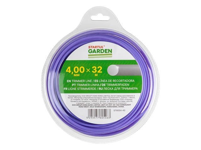 леска ф 4.0 мм х 32 м кругл. сеч. startul garden st6054-40 от BTSprom.by