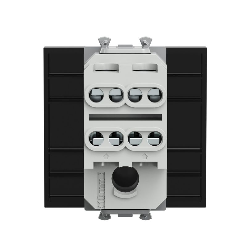  Выключатель модульный 1-кл. 2п 2мод. Avanti "Черный квадрат" 16А IP20 черн. DKC 4402222 фото в каталоге от BTSprom.by