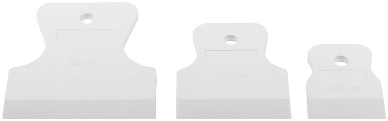  Набор шпателей резиновых 40; 60; 80мм бел. КУРС 06853 фото в каталоге от BTSprom.by