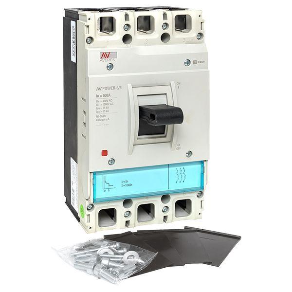  Выключатель автоматический 3п 500А 35кА AV POWER-3/3 TR AVERES EKF mccb-33-500-TR-av фото в каталоге от BTSprom.by