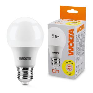 лампа светодиодная 9вт 3000к e27 wolta 25y60bl9e27 от BTSprom.by