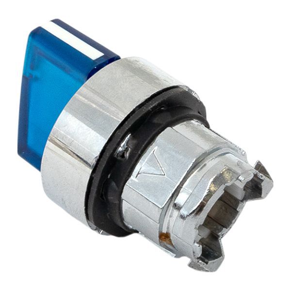  Механизм переключателя исполнительный XB4 IP65 на 2 положения возвратный без фиксации с подсветкой с короткой ручкой син. EKF XB4BD2L-B-65 фото в каталоге от BTSprom.by