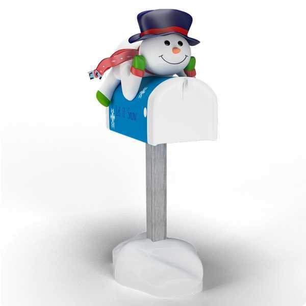декоративная объемная фигура снежная почта 180 см (цвет на выбор) от BTSprom.by