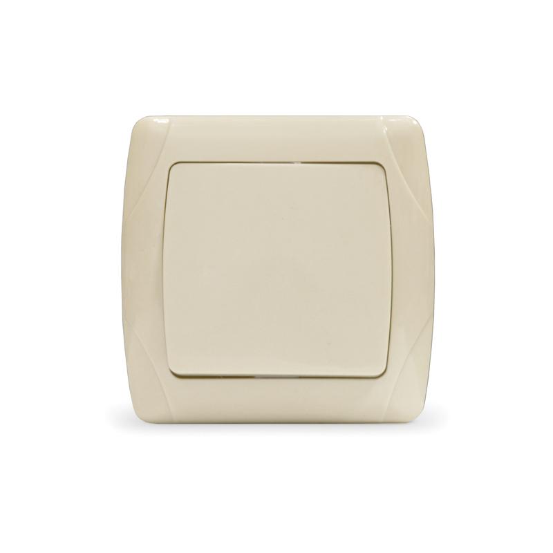 выключатель 1-кл. сп маргарита 10а ip20 сл.кость (ivory) universal м0021-i от BTSprom.by