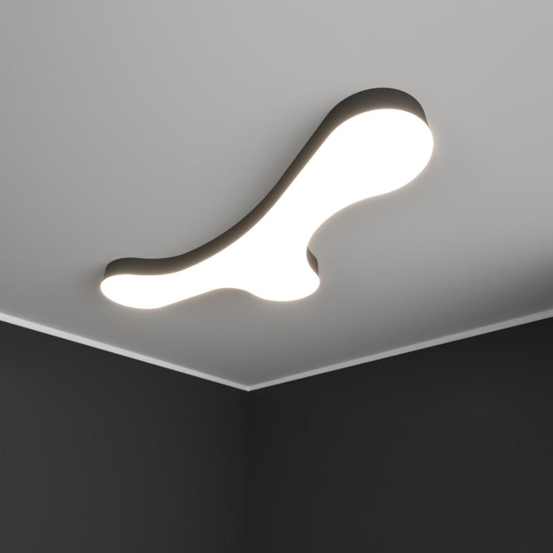 светильник светодиодный rve-lbх-cloud-1673-n 88вт 4000к 1673х755х100мм облако накладной бел. rvelektro rve00002319 от BTSprom.by