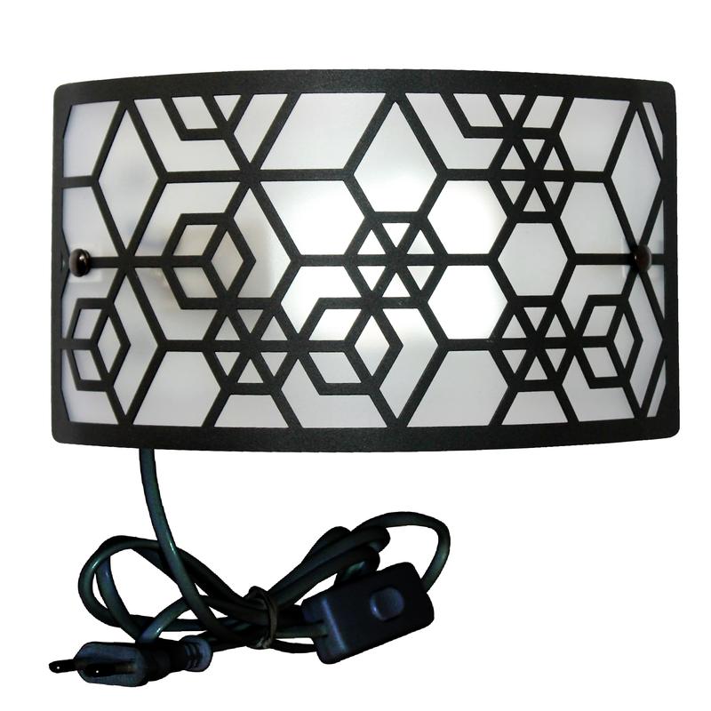 светильник "нордика" 250х140 нбб 06-40 м42 держ. винт/шнур черн. (им) настенный черн. муар элетех 1005405244 от BTSprom.by