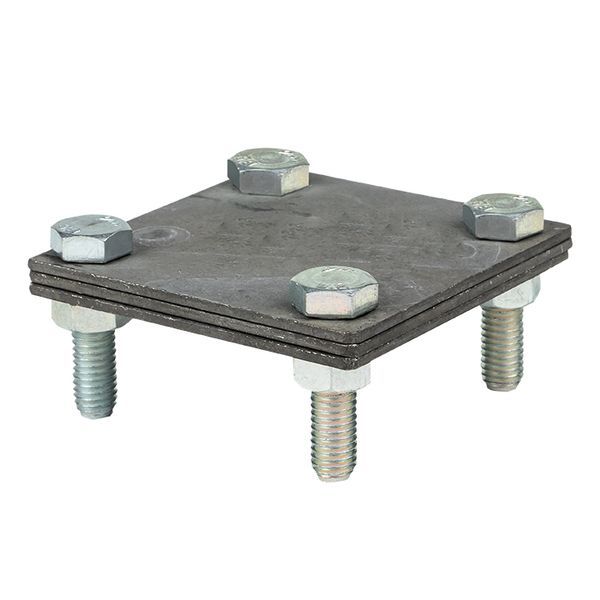 зажим полоса 40 - полоса 40 (3 пластины 70х70мм) hz proxima ekf lp-g3105 от BTSprom.by