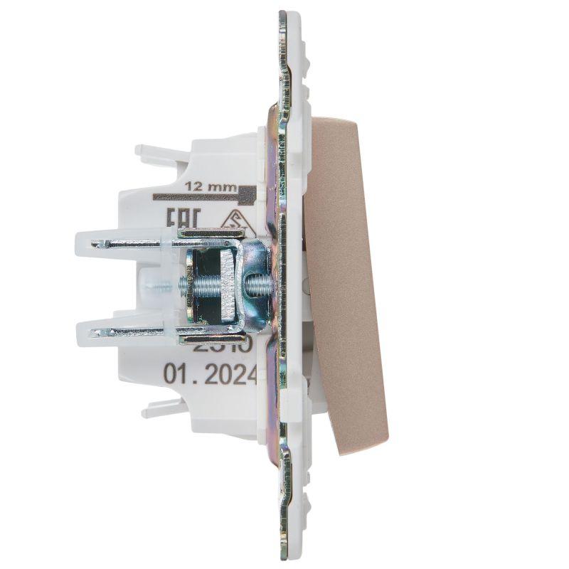  Выключатель перекрестный 1-кл. SKANDY 10А SK-V03Sa песочн. IEK SK-V13-0-10-K98 фото в каталоге от BTSprom.by