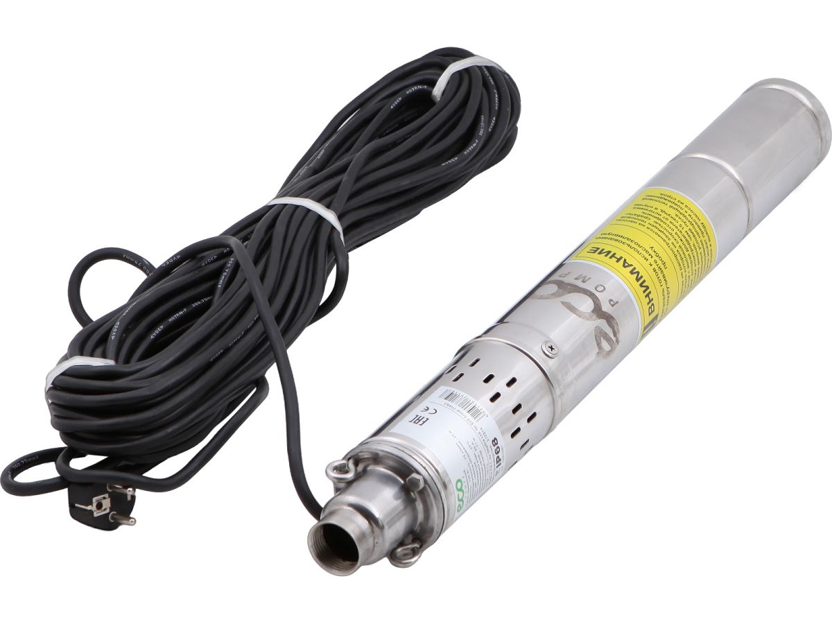  Насос скважинный винтовой ECO DWS-55 (550 Вт, 2,1м3/ч, 91м, винтовой, 3"/ 7,62 см) DWS-55 фото в каталоге от BTSprom.by