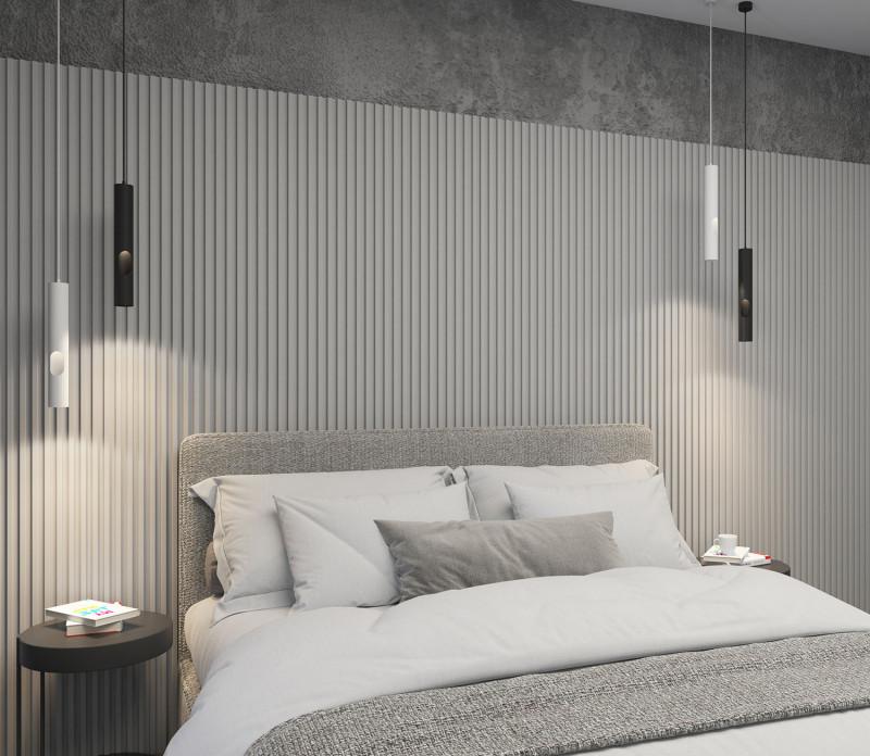  Светильник 15Вт GU10 IP20 LED подвесной с декоративным вырезом алюм. бел. DENKIRS 680441 фото в каталоге от BTSprom.by