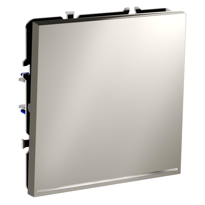  Переключатель проходной 1-кл. СП S70 10А с подсветкой механизм кашемир Voltum VLS010403 фото в каталоге от BTSprom.by