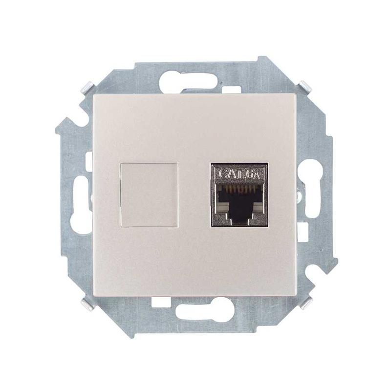 розетка компьютерная simon15 rj45 кат.6a amp ftp шампань simon 1591563-034 от BTSprom.by