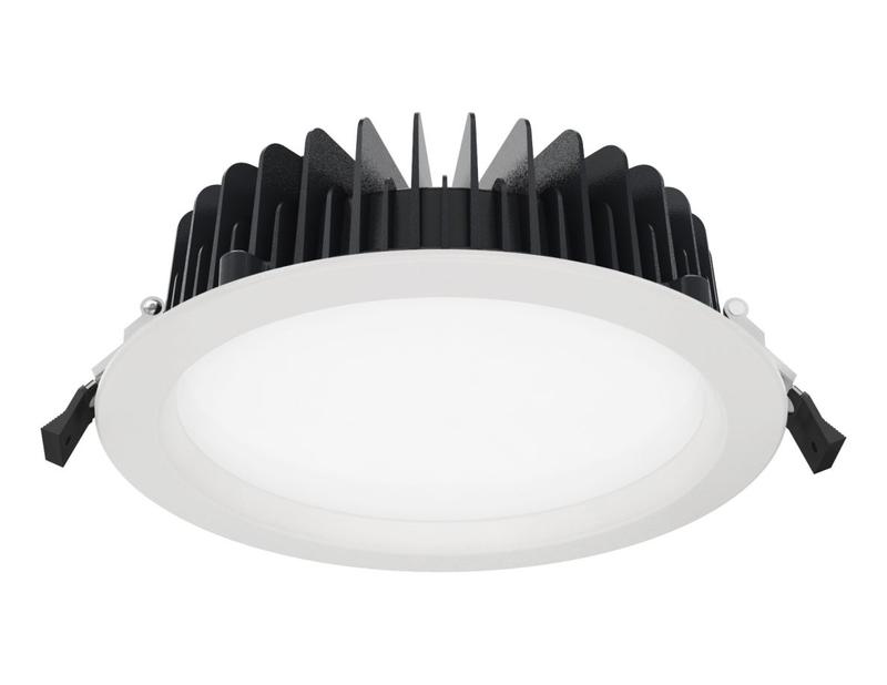 светильник светодиодный tldr08-24-840-ol-em1 24вт downlight ip65/ip20 220х220х95мм с бап 1ч technolux 84000226 от BTSprom.by