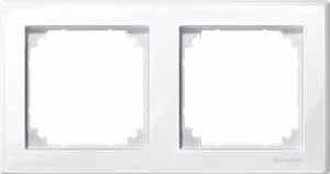  Рамка 2-м Merten Antik бел. SchE MTN478219 фото в каталоге от BTSprom.by