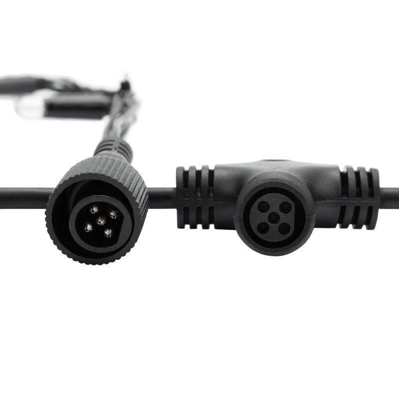  Гирлянда светодиодная "Светодиодный Дождь" 2х6м 1500LED бел. 250Вт 230В IP65 эффект водопада с контроллером провод черн. Neon-Night 235-265 фото в каталоге от BTSprom.by