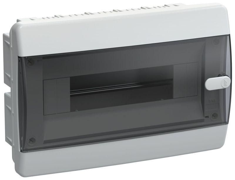 корпус щрв-п-12 union compact ip41 черн. прозр. дверь пластик. iek uic-kp12-v-12-41-k01 от BTSprom.by