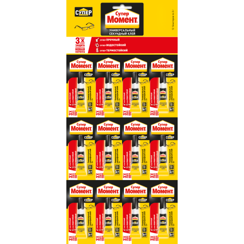клей "супер момент" 3г (блист.12 шт) момент c0036305 от BTSprom.by