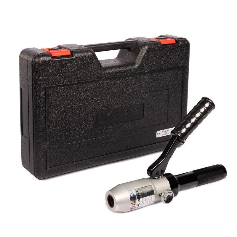  Пресс гидравлический ручной для пробивки отверстий прямой ПГРО-60А КВТ 66534 фото в каталоге от BTSprom.by