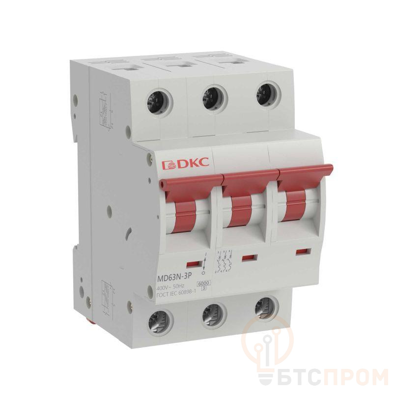 Выключатель автоматический модульный 3п D 3А 6кА YON max MD63N DKC MD63N-3PD3 фото в каталоге от BTSprom.by  Выключатель автоматический модульный 3п D 3А 6кА YON max MD63N DKC MD63N-3PD3 фото в каталоге от BTSprom.by