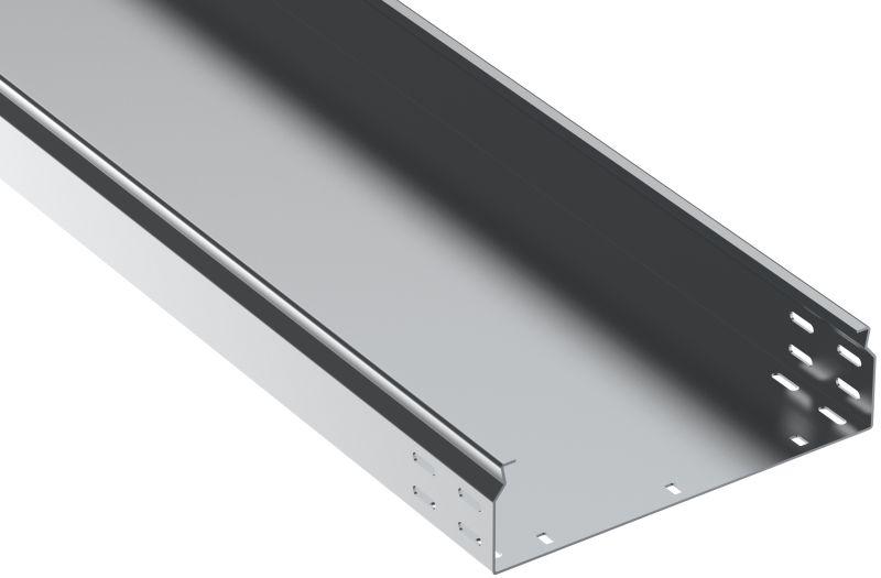 Лоток листовой неперфорир. 80х300 L2500 сталь 1.5мм ESCA 7 IEK CLN10-080-300-150-D25 от BTSprom.by