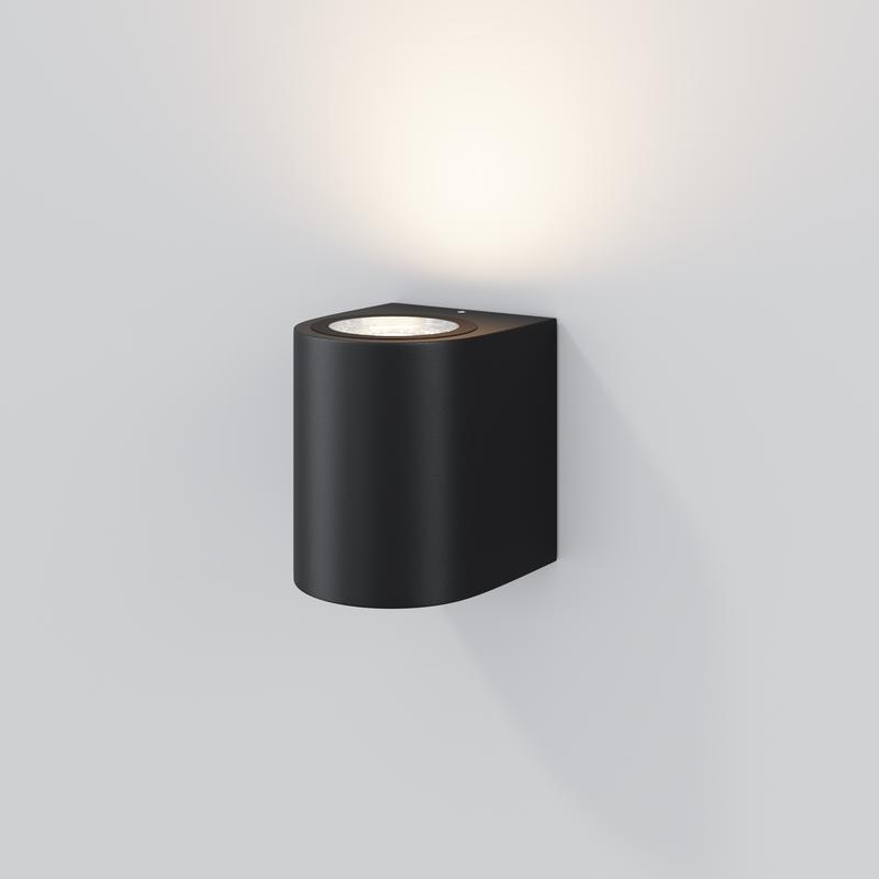  Светильник Slat 1х10Вт GU10 IP54 бра настен. Maytoni O044WL-01B фото в каталоге от BTSprom.by