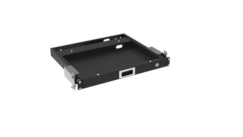 полка выдвижная клав. 19дюйм 1u 400мм черн. рф itk zp-ss05-k-1u-45-r от BTSprom.by