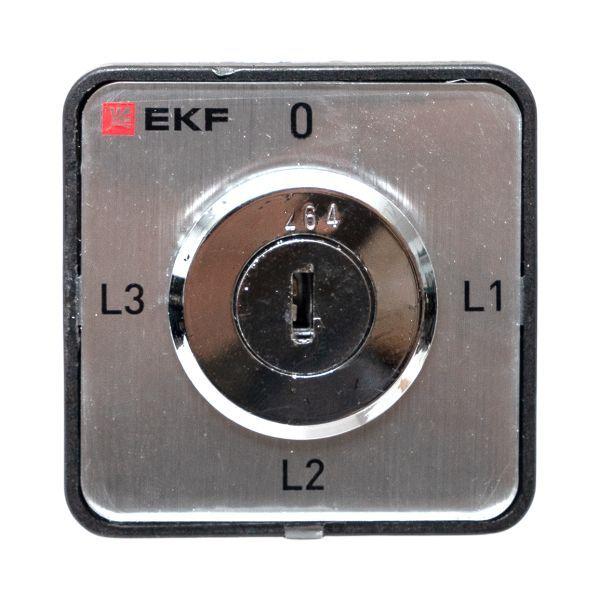  Переключатель кулачковый ПК-1-194 10А с ключом для амперметра PROxima EKF pk-1-194-10 фото в каталоге от BTSprom.by