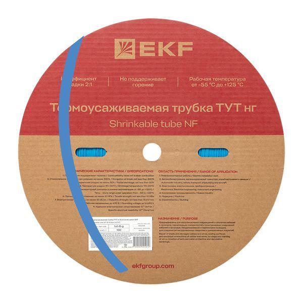 трубка термоусадочная тут нг 8/4 син. (уп.100м) ekf tut-8-g от BTSprom.by