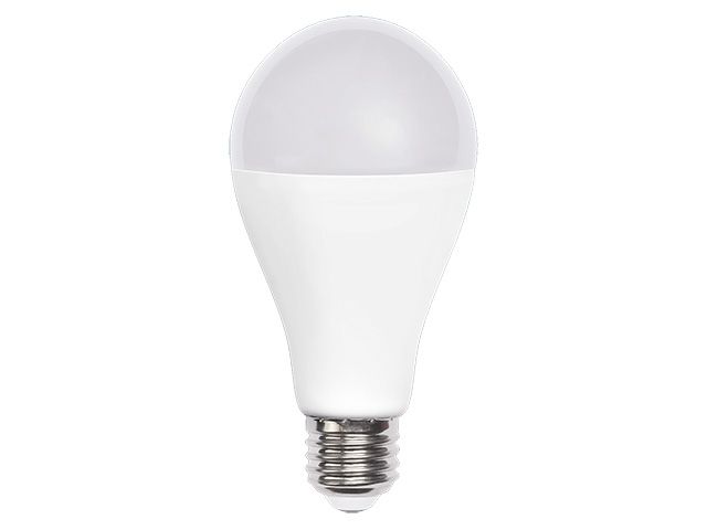 лампа светодиодная a65 стандарт 20 вт pled-lx 220-240в е27 5000к jazzway (130 вт  аналог лампы накаливания, 1600лм, холодный) 5028043 от BTSprom.by