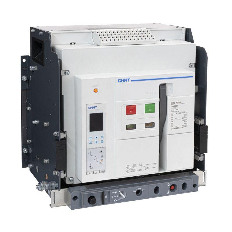 выключатель автоматический воздушный na8-4000h-3200m/3p выкат. 3200а 100ка тип m dc220в (r) chint 262711 от BTSprom.by