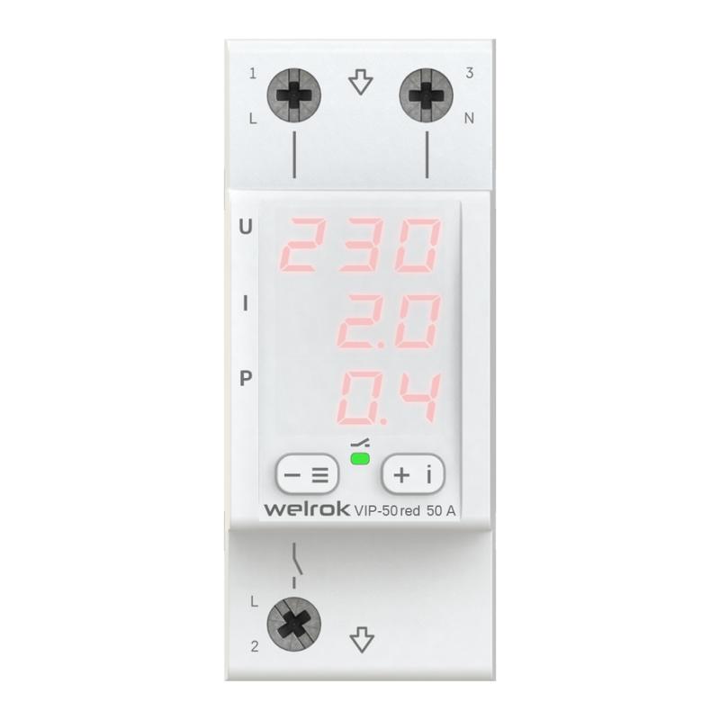 реле многофункциональное vip-50 red welrok 4660251140328 от BTSprom.by
