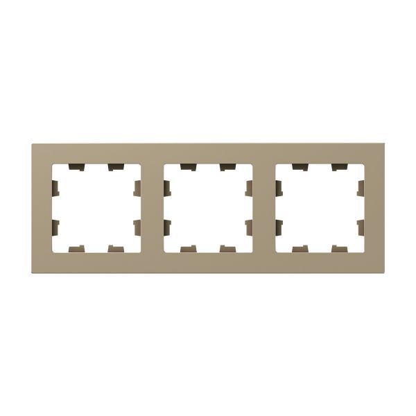 рамка 3-м эпика пластик шампань ekf up1-fpc-03 от BTSprom.by