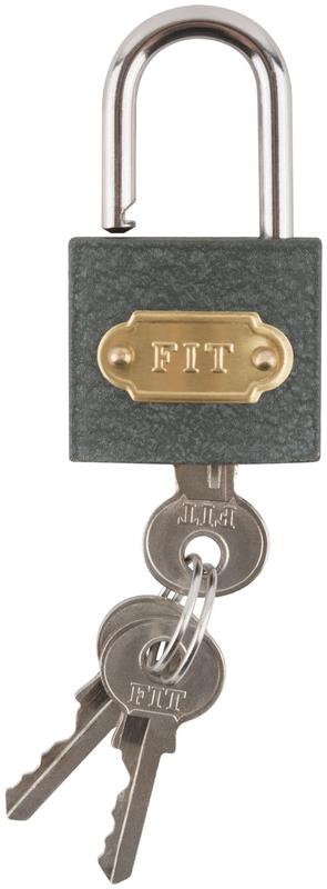  Замок навесной железный 32х28мм стальная дужка 5мм FIT 67132 фото в каталоге от BTSprom.by