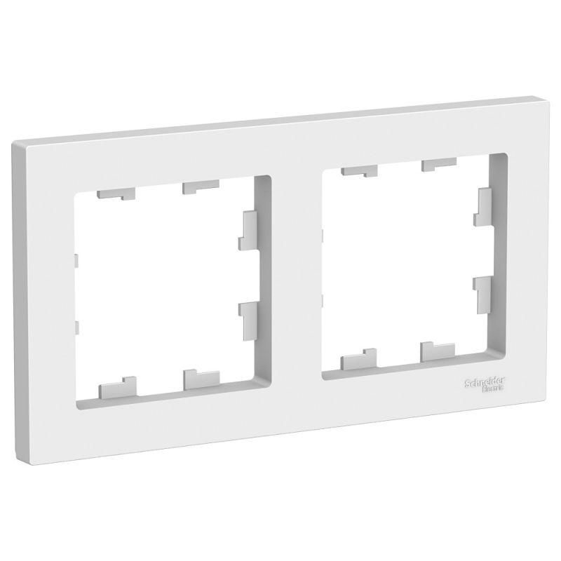 рамка 2-м atlasdesign универс. бел. se atn000102 от BTSprom.by