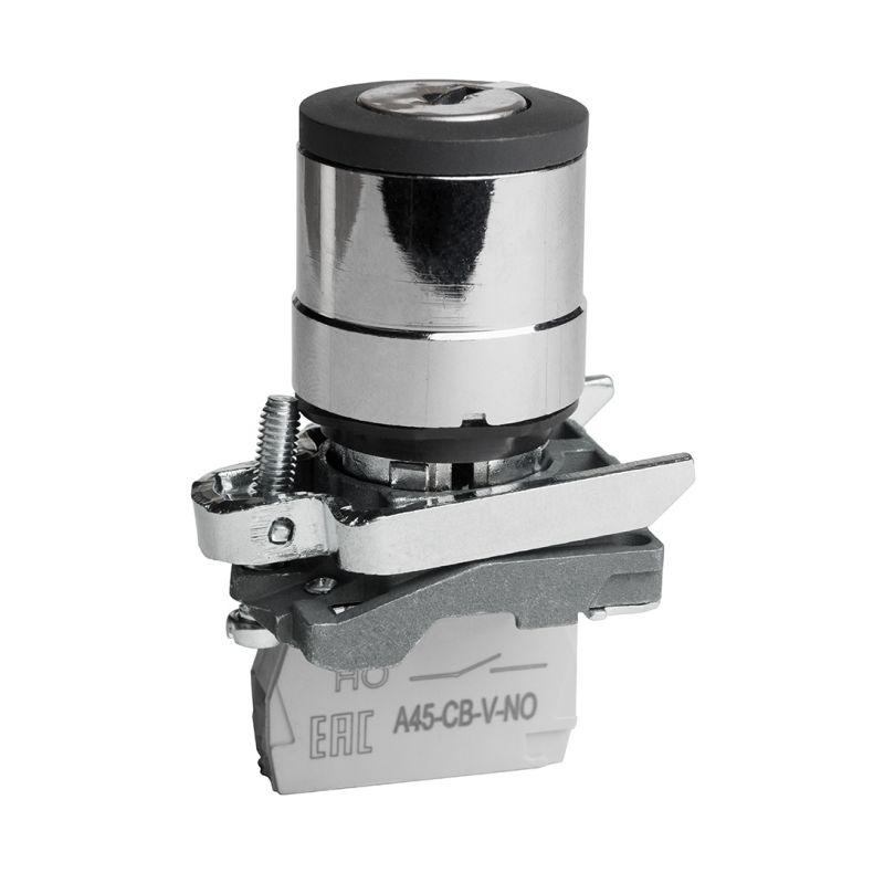 переключатель optisignal d22 c4-sk-21 с ключем 2 положения металл 1но xb4bg21 кэаз 332170 от BTSprom.by
