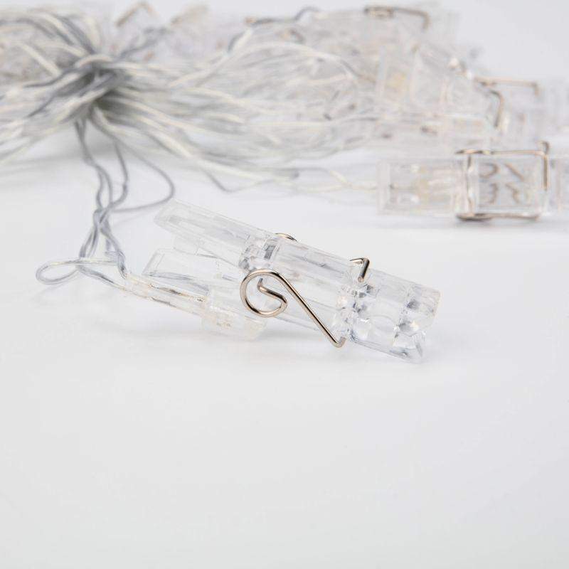  Гирлянда светодиодная "Прищепки" 5м 30LED тепл. бел. 2Вт 220-240В IP20 Neon-Night 303-032 фото в каталоге от BTSprom.by